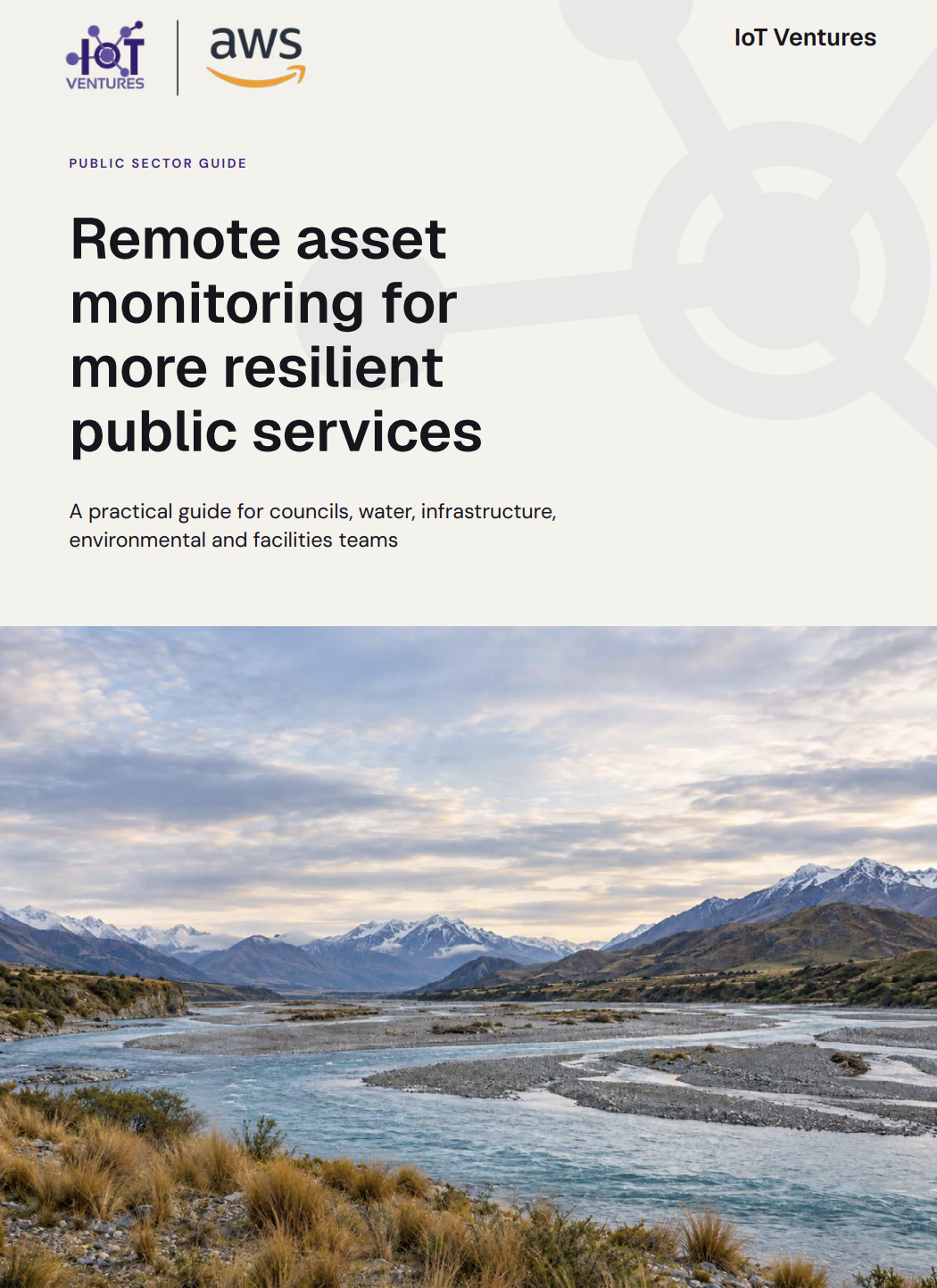 Remote asset monitoring for more resilient public services guide cover
